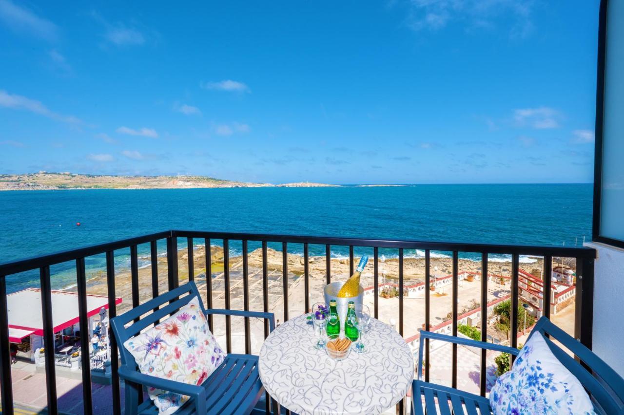Islet Promenade Seafront Family Apartment With 2 Balconies By Getawaysmalta Bahía de San Pablo Exterior foto