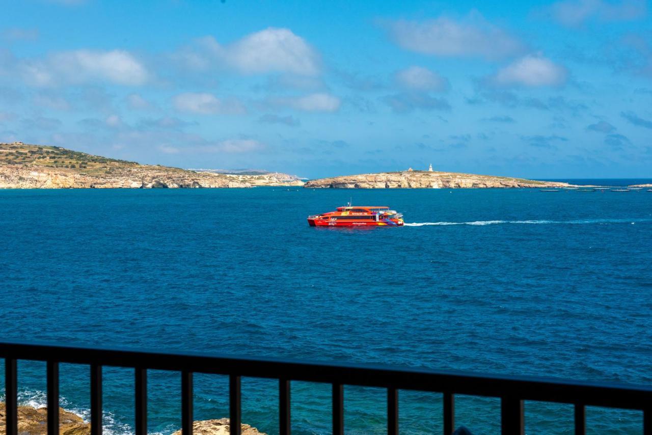 Islet Promenade Seafront Family Apartment With 2 Balconies By Getawaysmalta Bahía de San Pablo Exterior foto